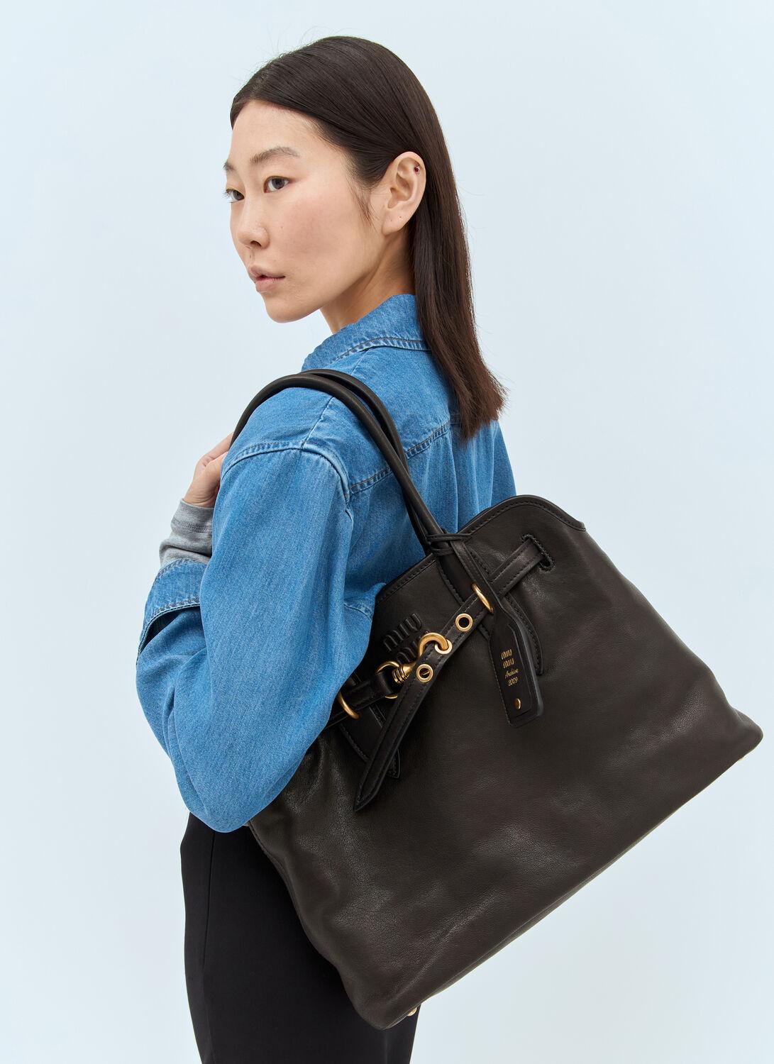 ショルダーバッグ・ポシェット MIU MIU AVENTURE MEDIUM SHOULDER BAG IN AVIATOR NAPPA Miu Miu Aventure Nappa Leather Shoulder Bag | Saks Fifth Avenue