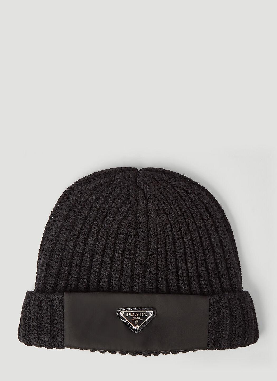prada black beanie