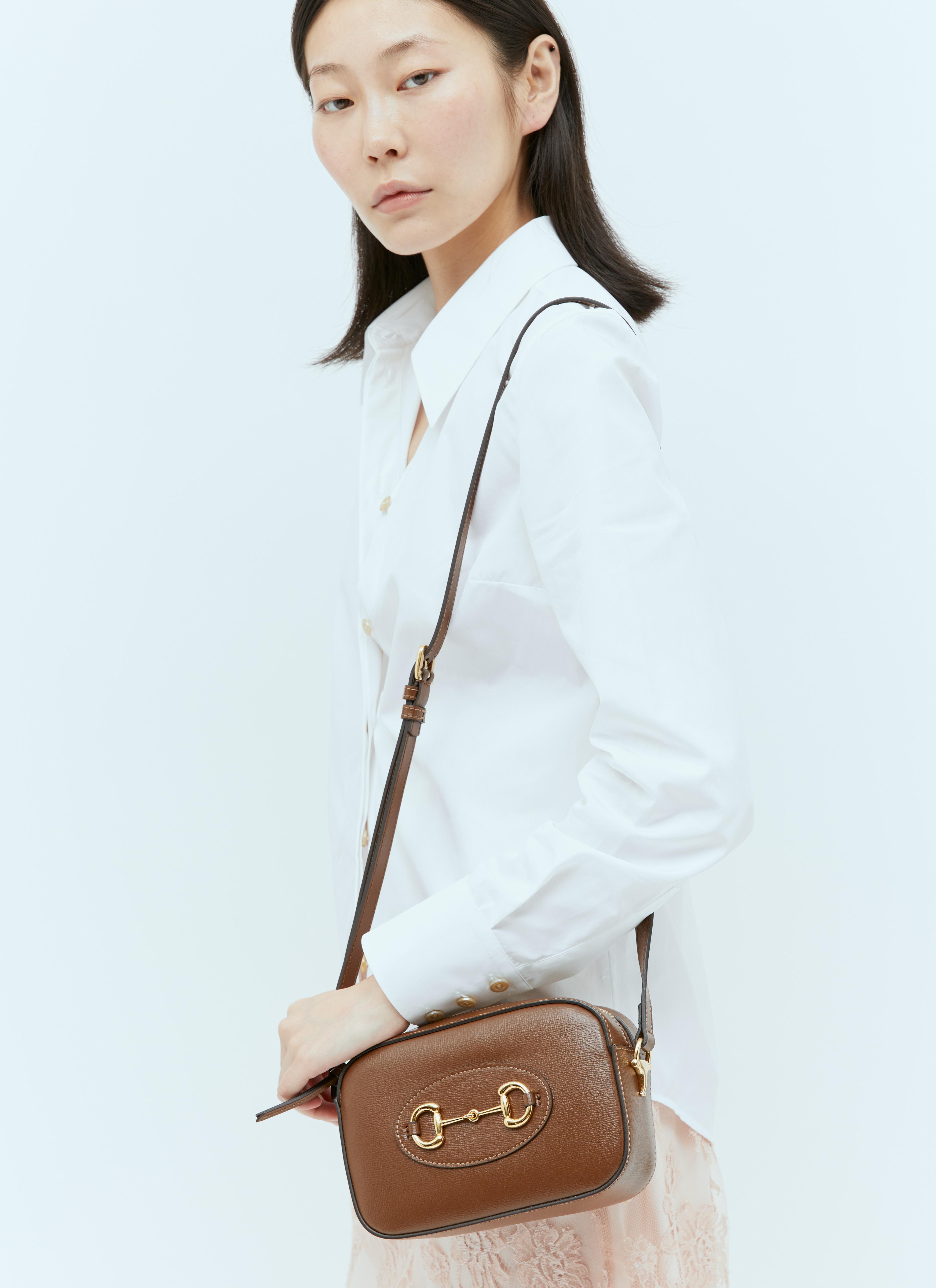 Brown '1955 Horsebit Mini' shoulder bag Gucci - Vitkac HK