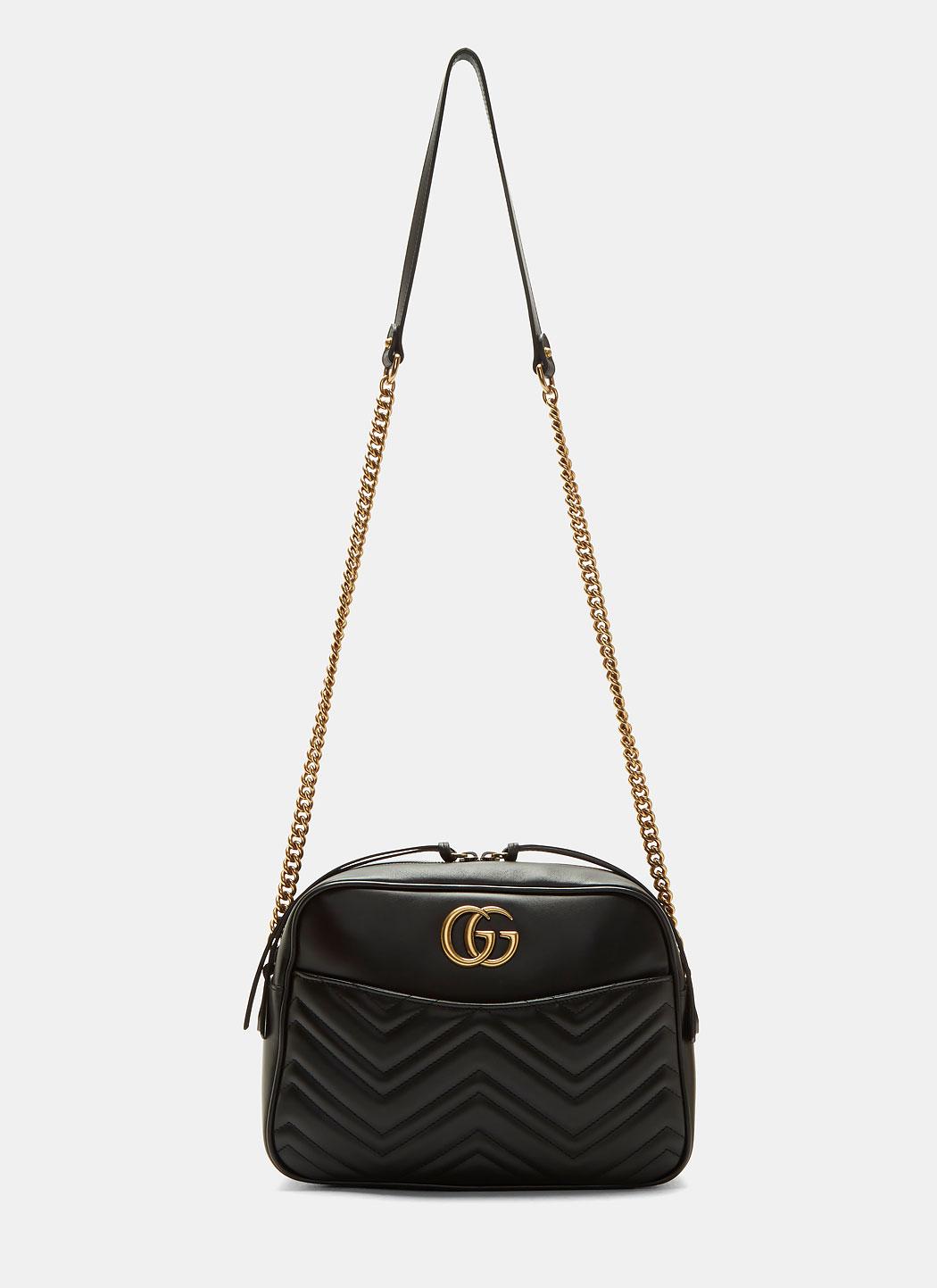 small gg marmont matelassé shoulder bag