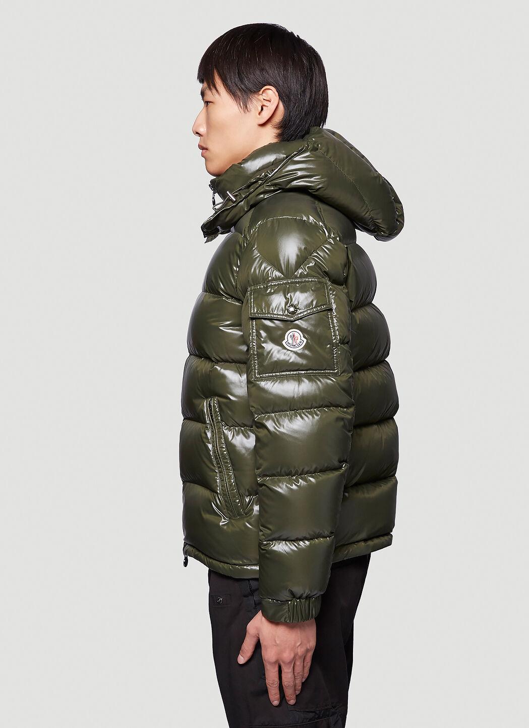 Moncler maya jacket green sales