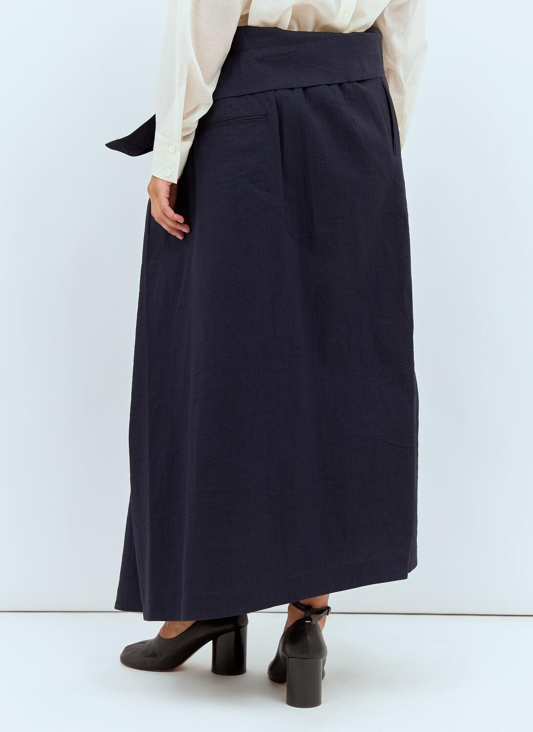 Issey Miyake Enclothe Skirt in Blue | Lyst