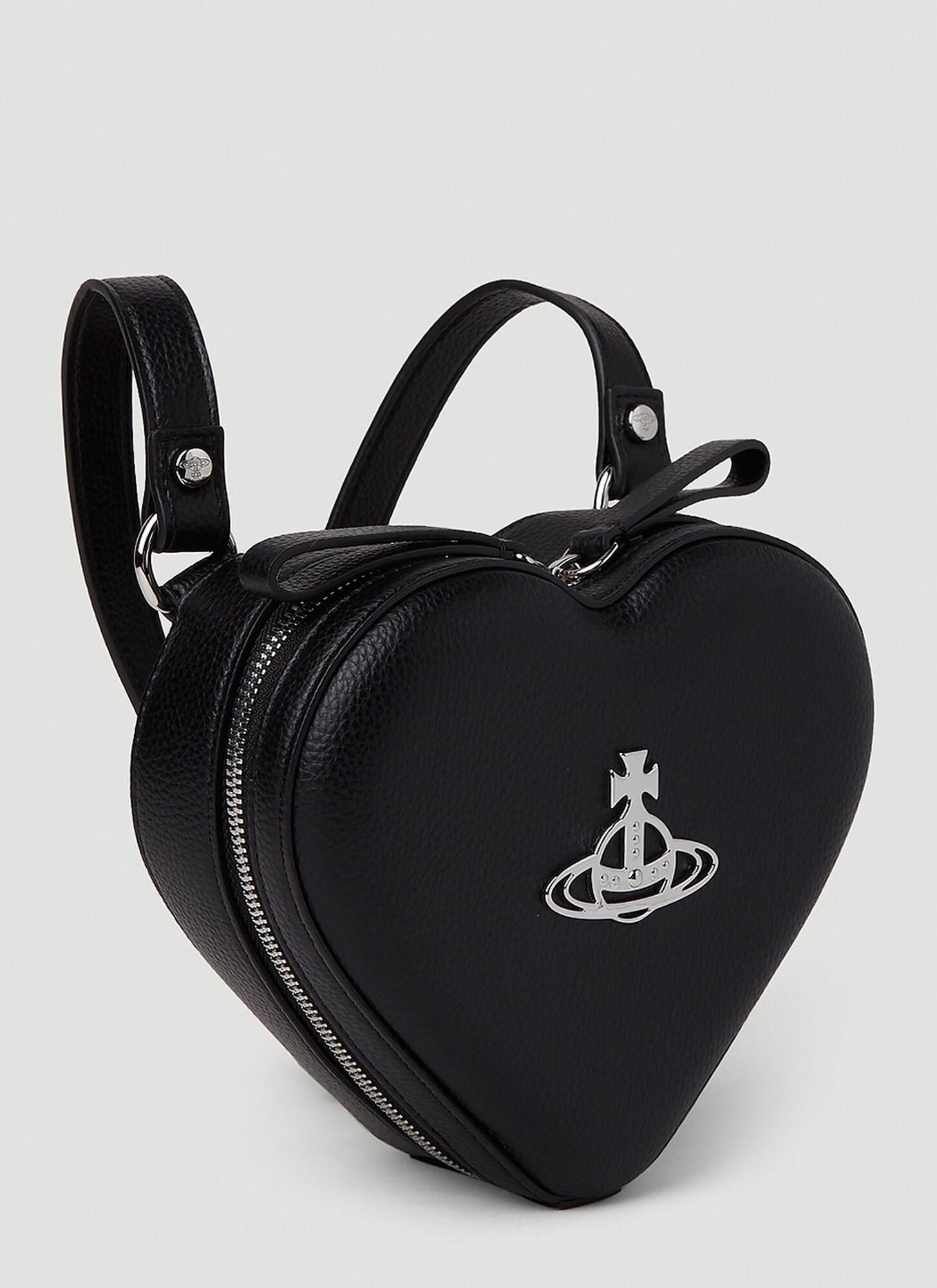 Vivienne Westwood Nana Black Heart Shaped Ella Backpack