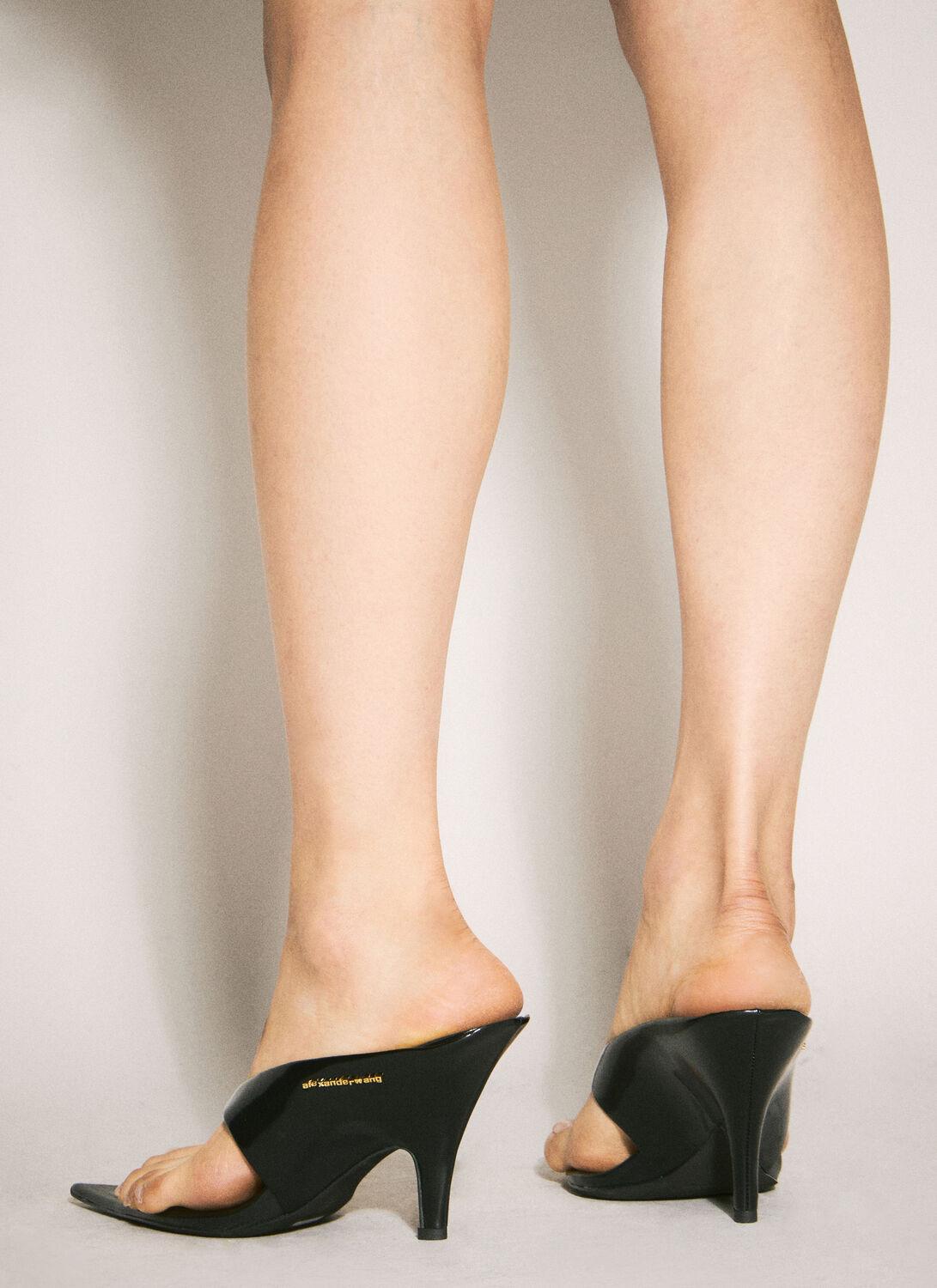 【Alexander Wang】イリーナ ポインテッドトゥ サンダル Alexander Wang Irina 90mm Pointy Toe Sandal In Calf Leather