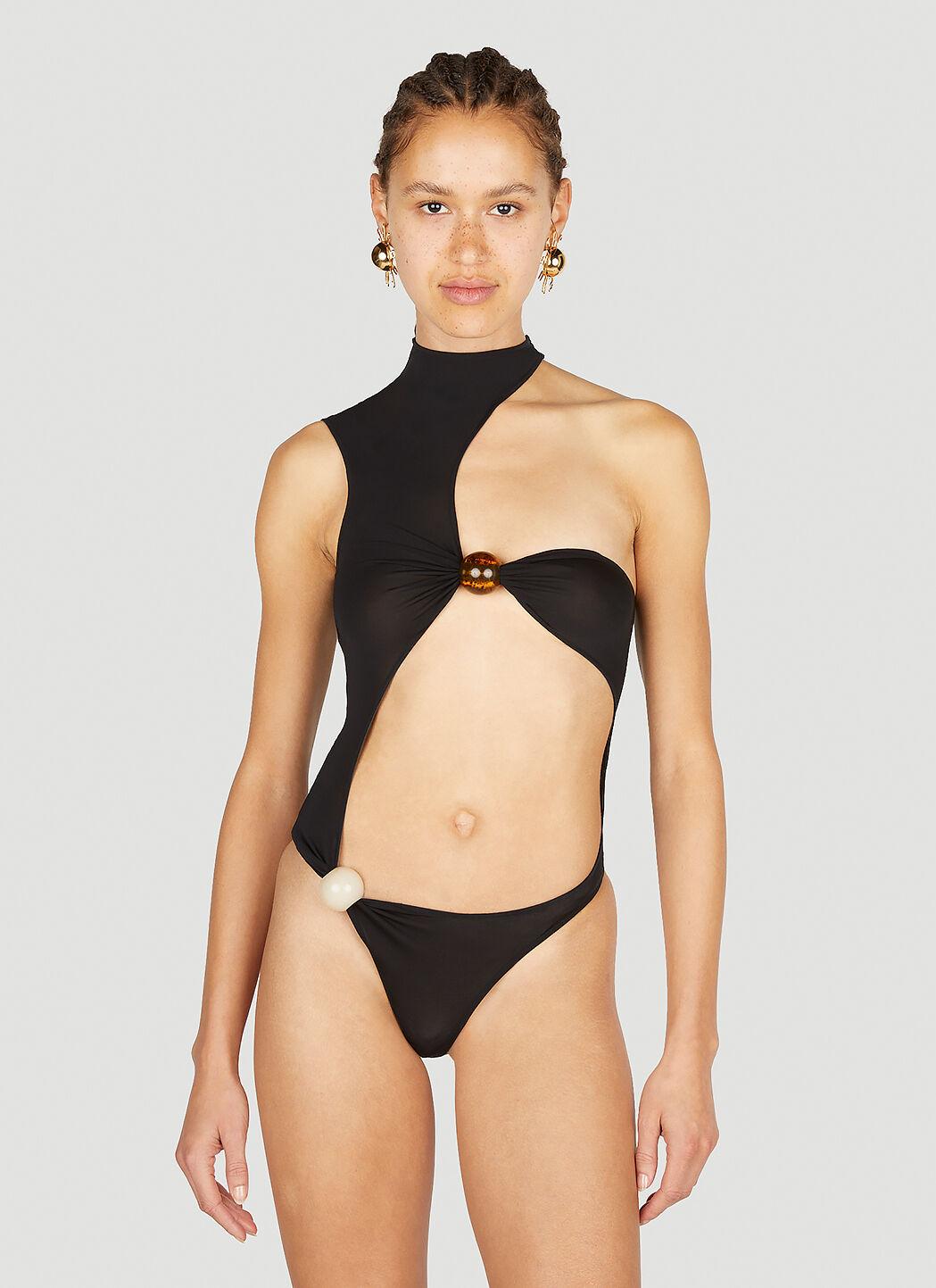 Jacquemus Le Body Perola Swimsuit in Natural Lyst UK
