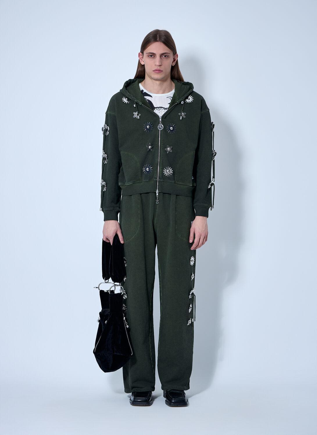 新品未使用 chopova lowena DALLAS HOODIE Blue Dallas Sweat Dress Hoodie by Chopova Lowena on Sale