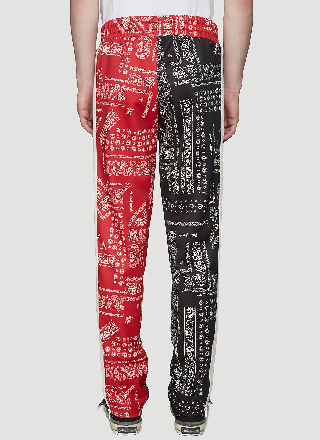 green bandana pants