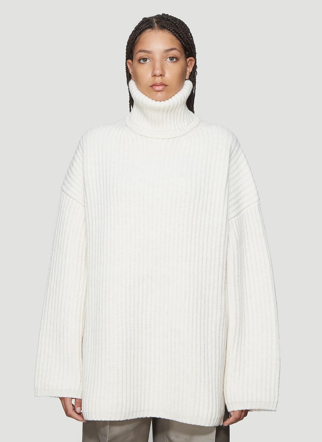 Acne Studios Wool Lx2 New Disa Sweater In White - Lyst