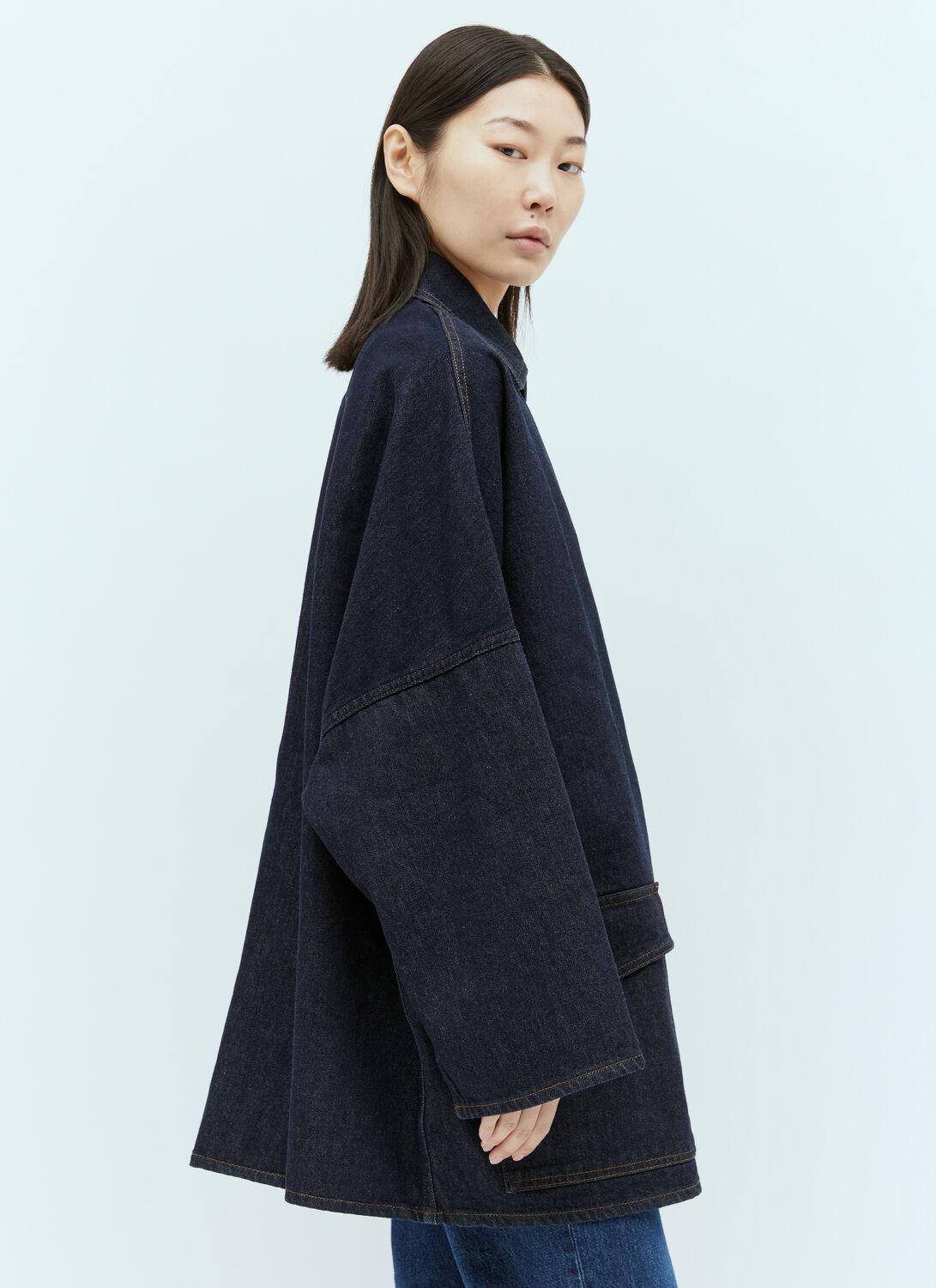 TOTEME Denim Overshirt Jacket in Blue | Lyst