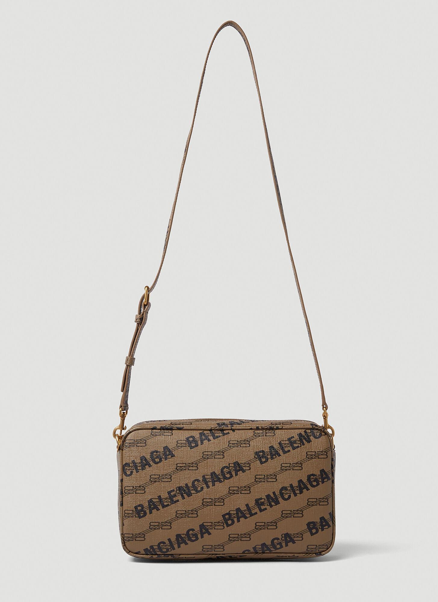 Balenciaga Signature Camera Crossbody Bag in Natural Lyst