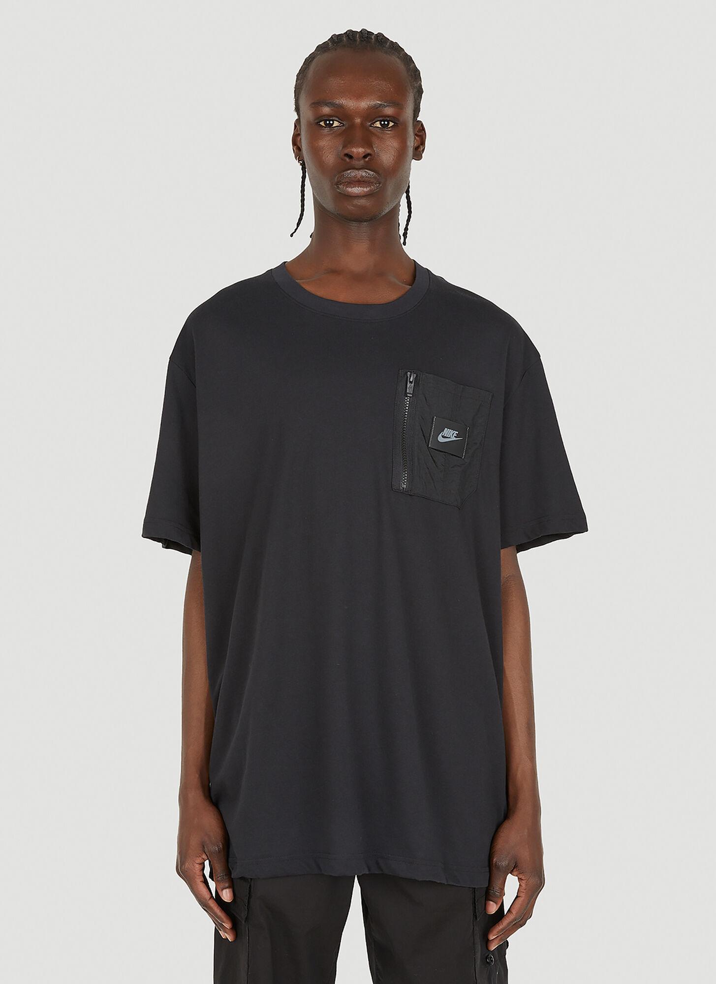 Nike Cotton Oversized Zip Pocket T 
