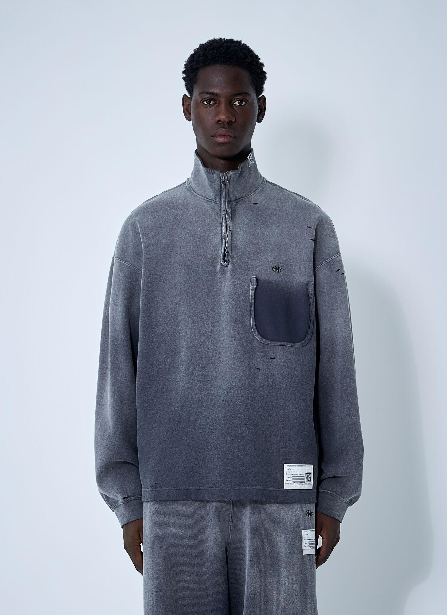 Maison MIHARA YASUHIRO distressed-effect Hoodie | Black