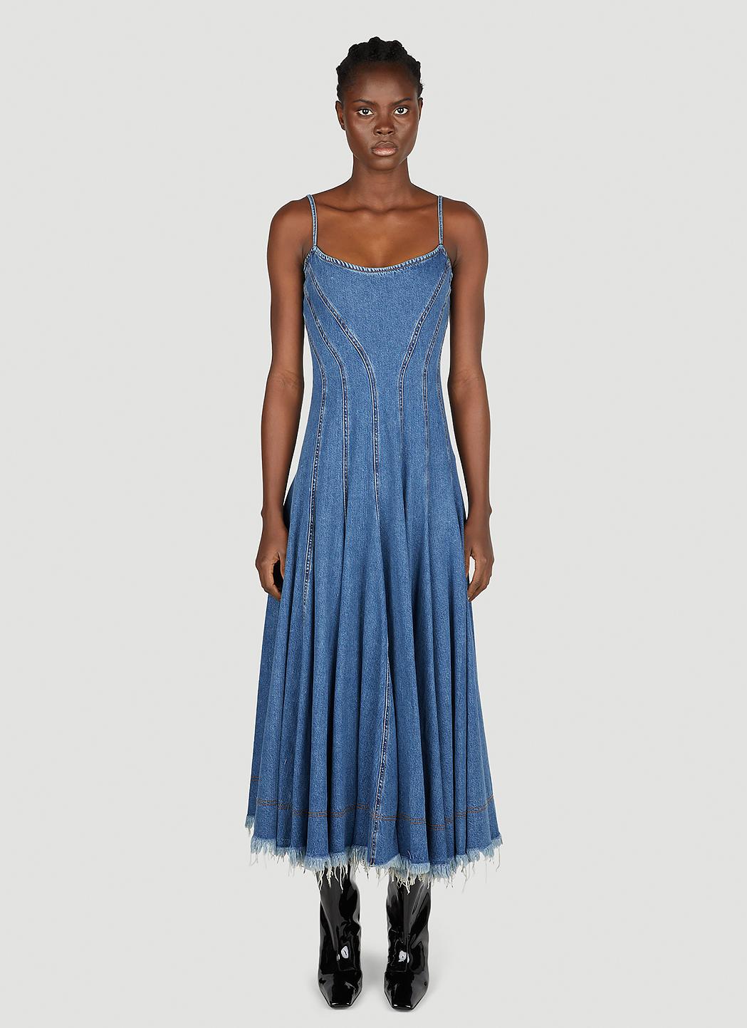sportmax denim dress Sportmax Denim Dress in Blue