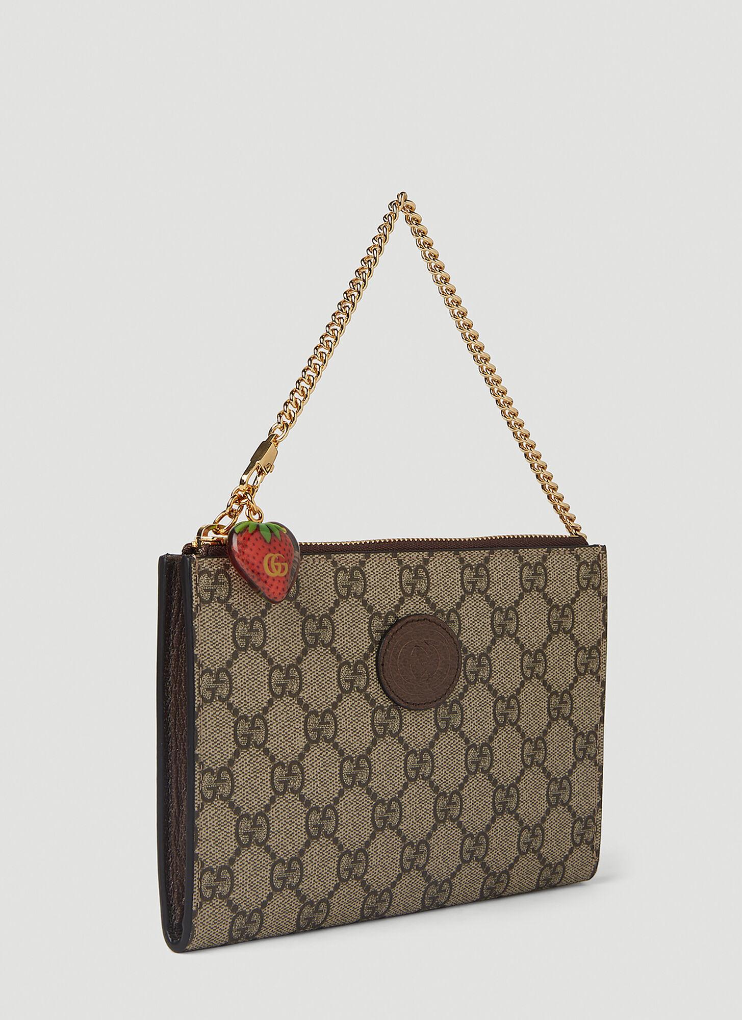 Double G Strawberry Clutch Bag
