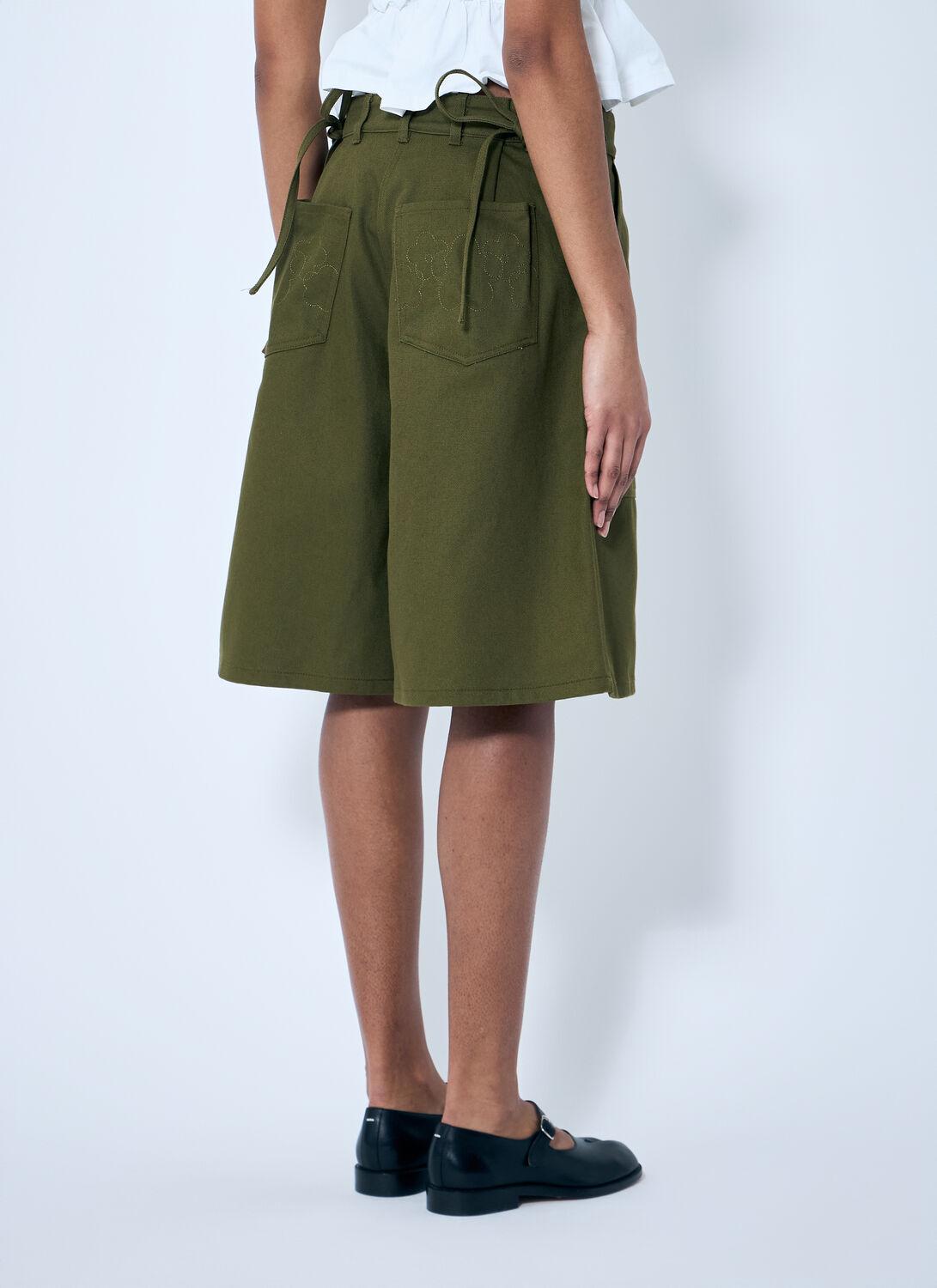 Cecilie Bahnsen Annika Shorts in Green | Lyst