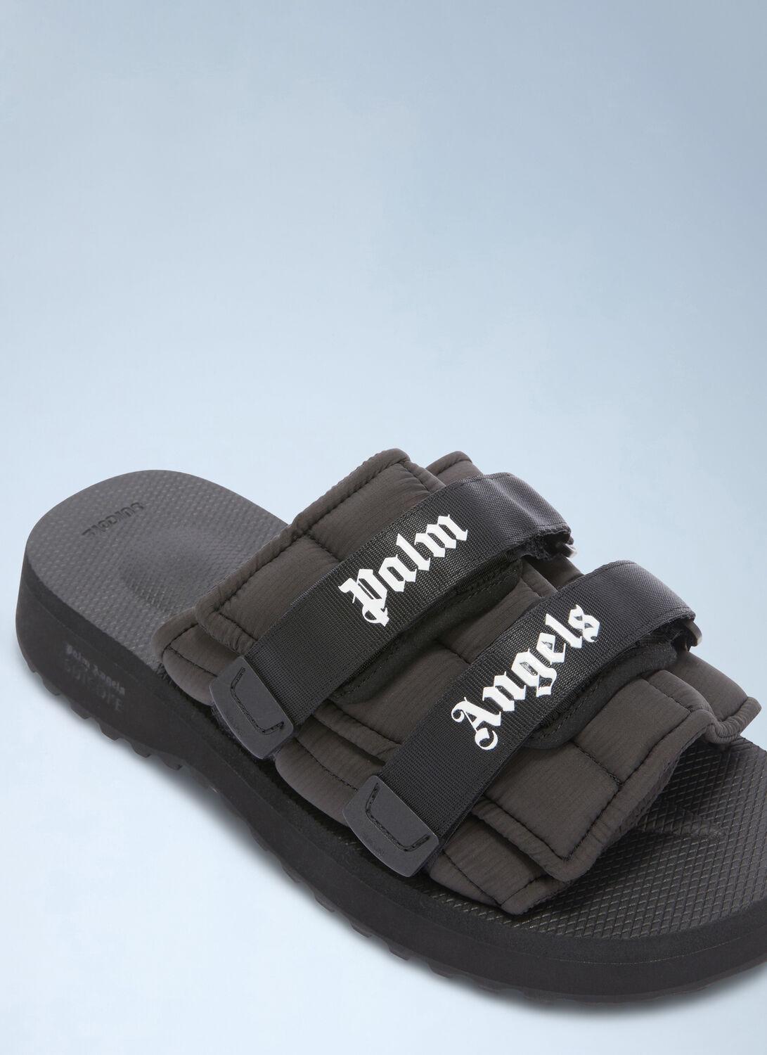 サンダル Palm Angels Palm Angels X Suicoke Sandal Palm Angels x Suicoke Sandals Slides Vibram Black RARE 8,5