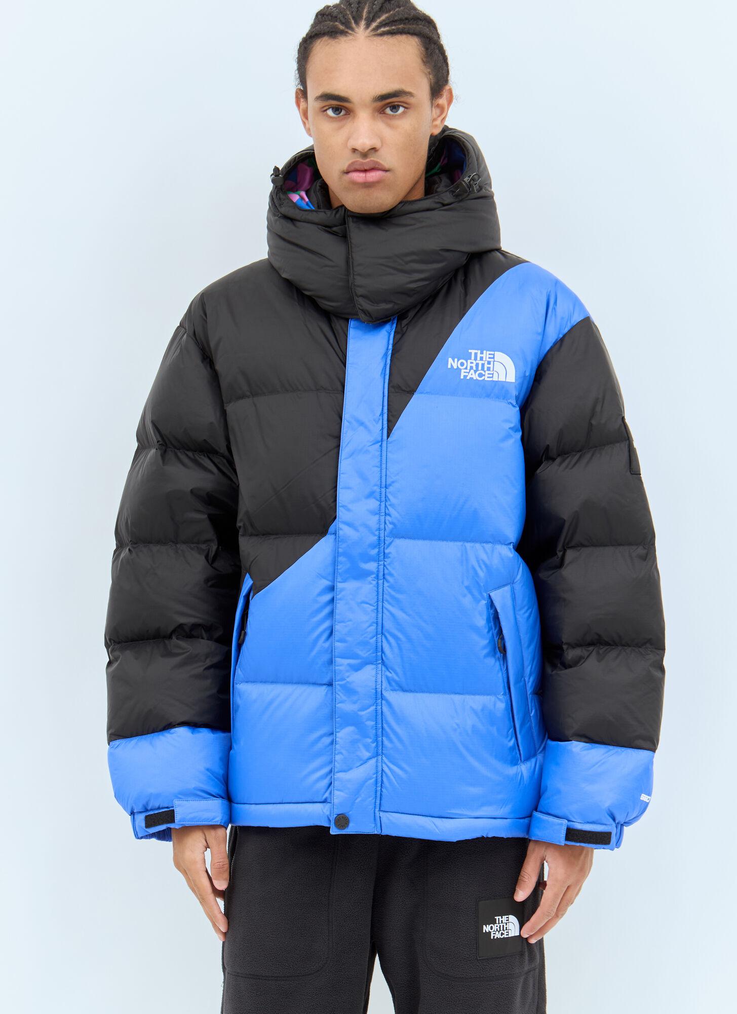 Blue north face bubble jacket online
