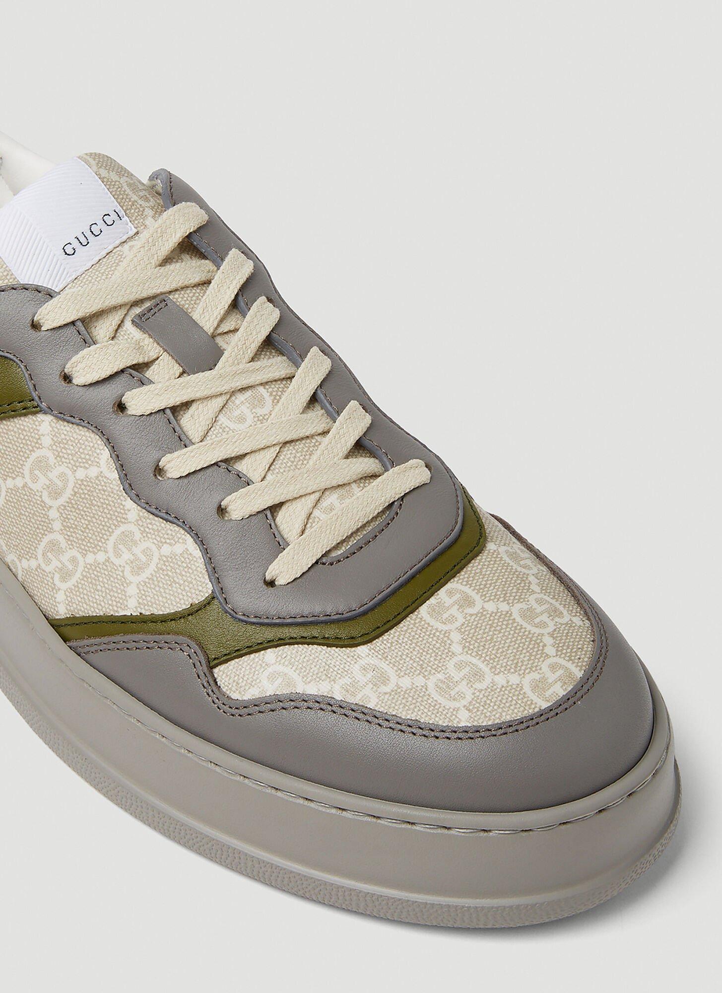 Gucci Basket Low Sneakers in Gray for Men | Lyst