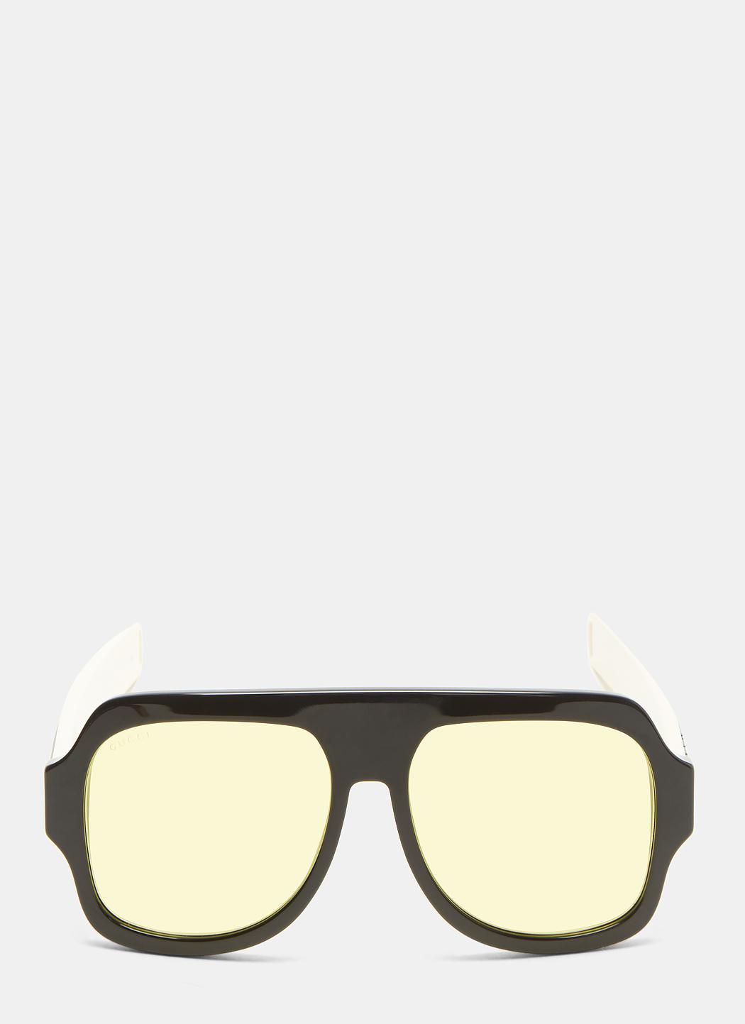 gucci sunglasses striped arm