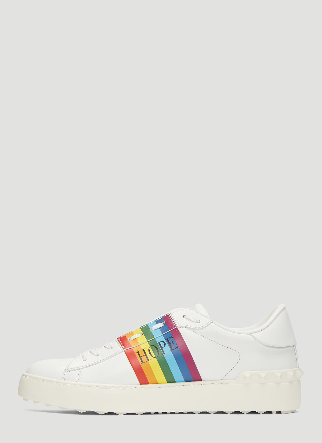 valentino rainbow sneakers
