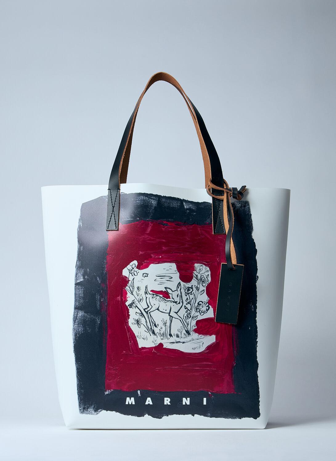 Marni Tribeca Tote Bag in Red for Men | Lyst