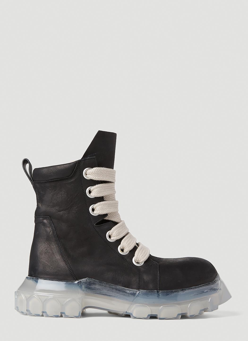 Rick Owens Bozo Tractor Boots in Black for Men | Lyst