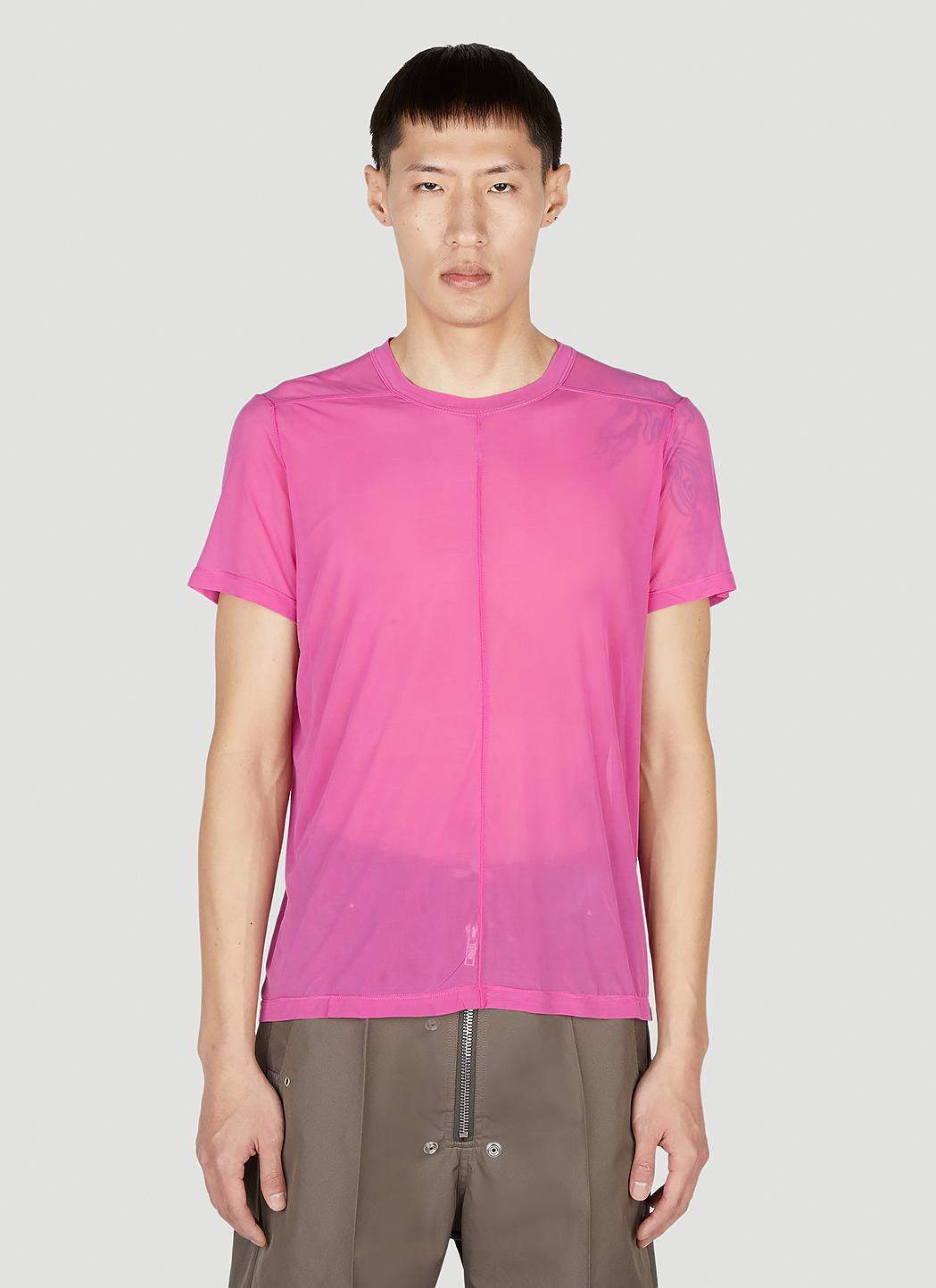 Rick Owens Level T-shirt in Pink for Men | Lyst