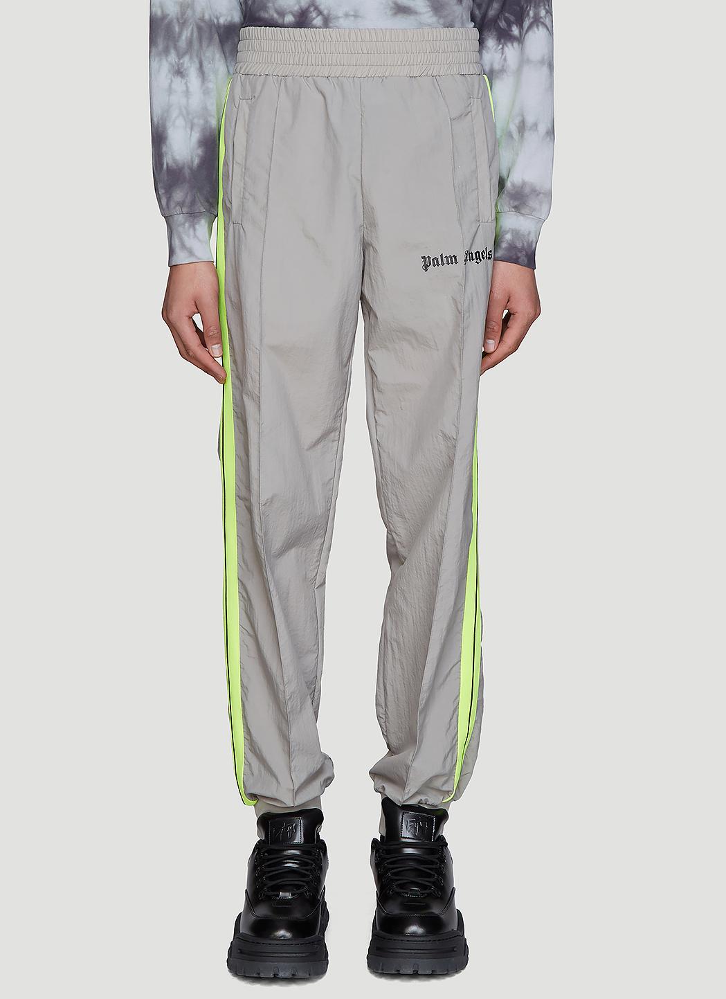 Palm Angels Loose-fit Nylon Track Pants In Grey in Grey for Men