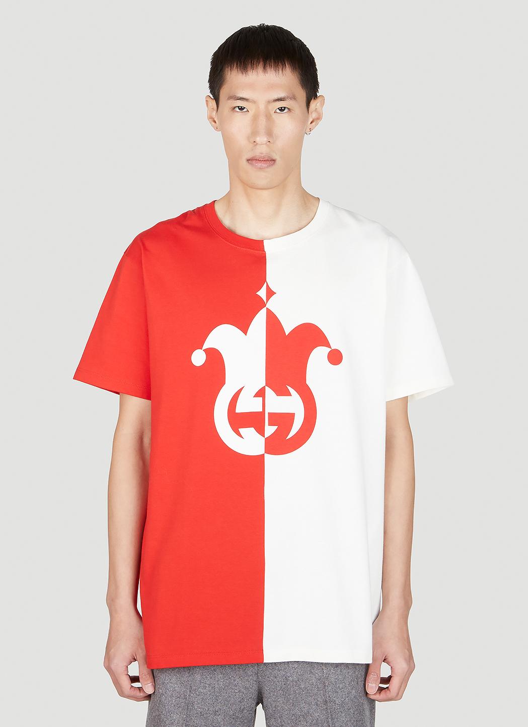 Gucci Bicolor T shirt in Red for Men Lyst