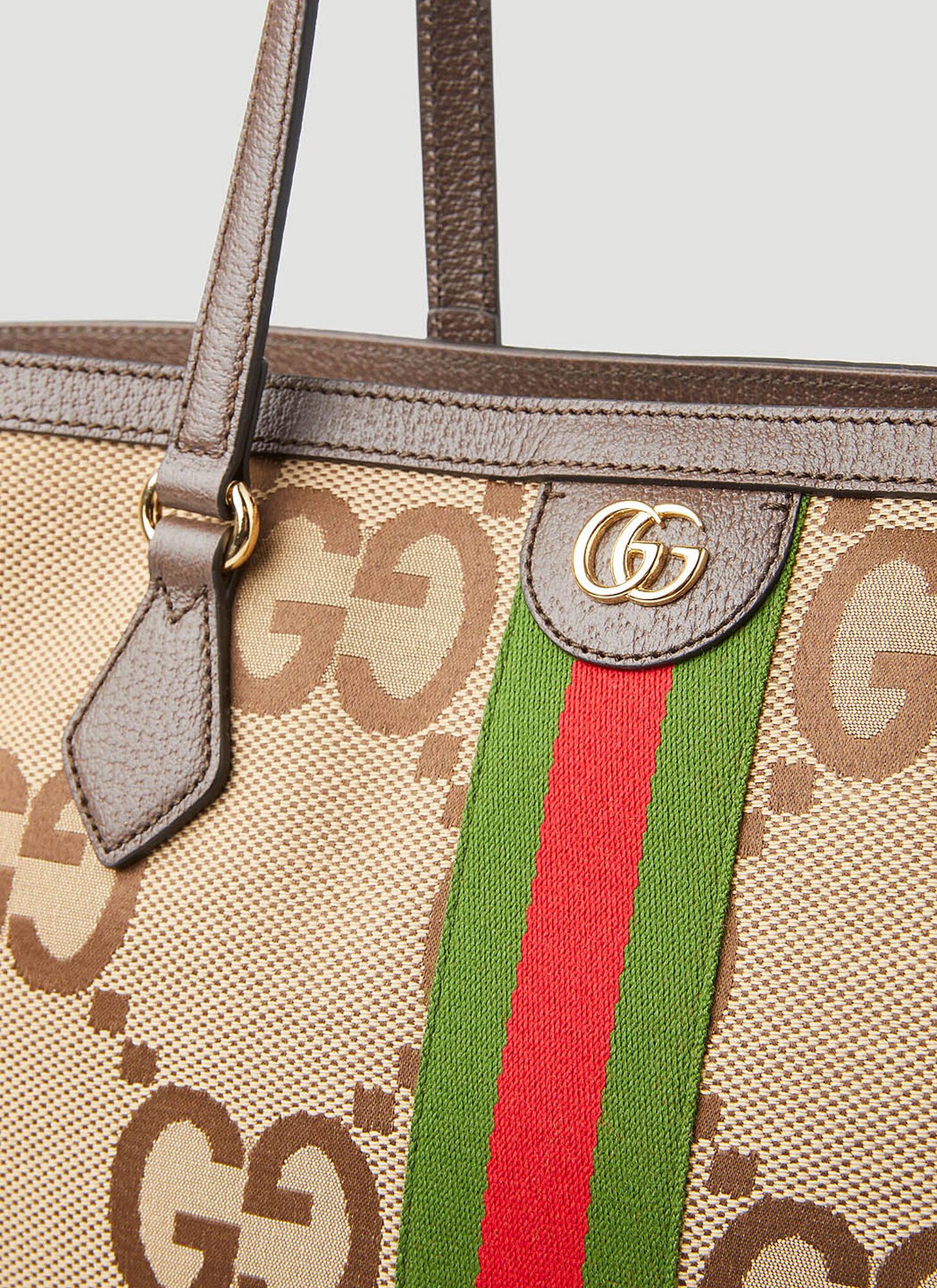Gucci Ophidia Jumbo Gg-canvas Tote Bag