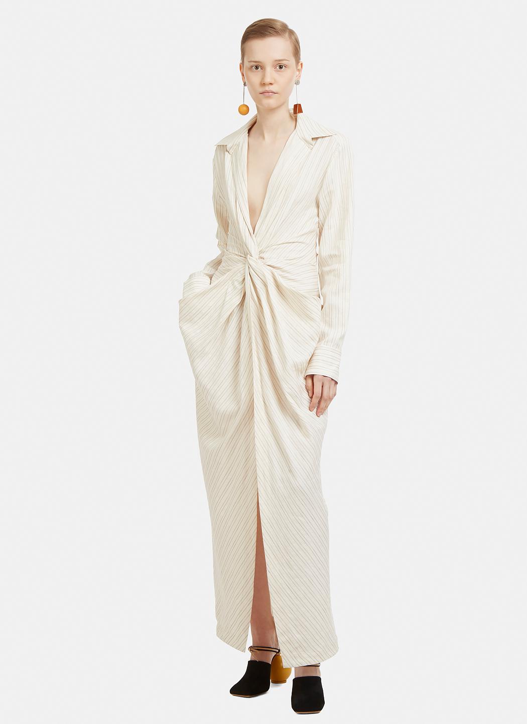 jacquemus linen dress