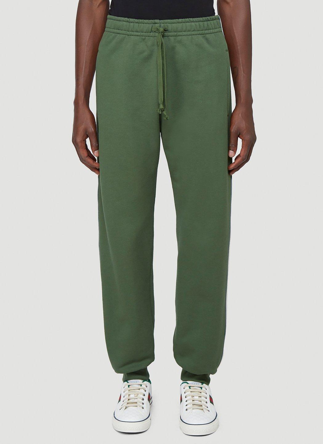 gucci green track pants