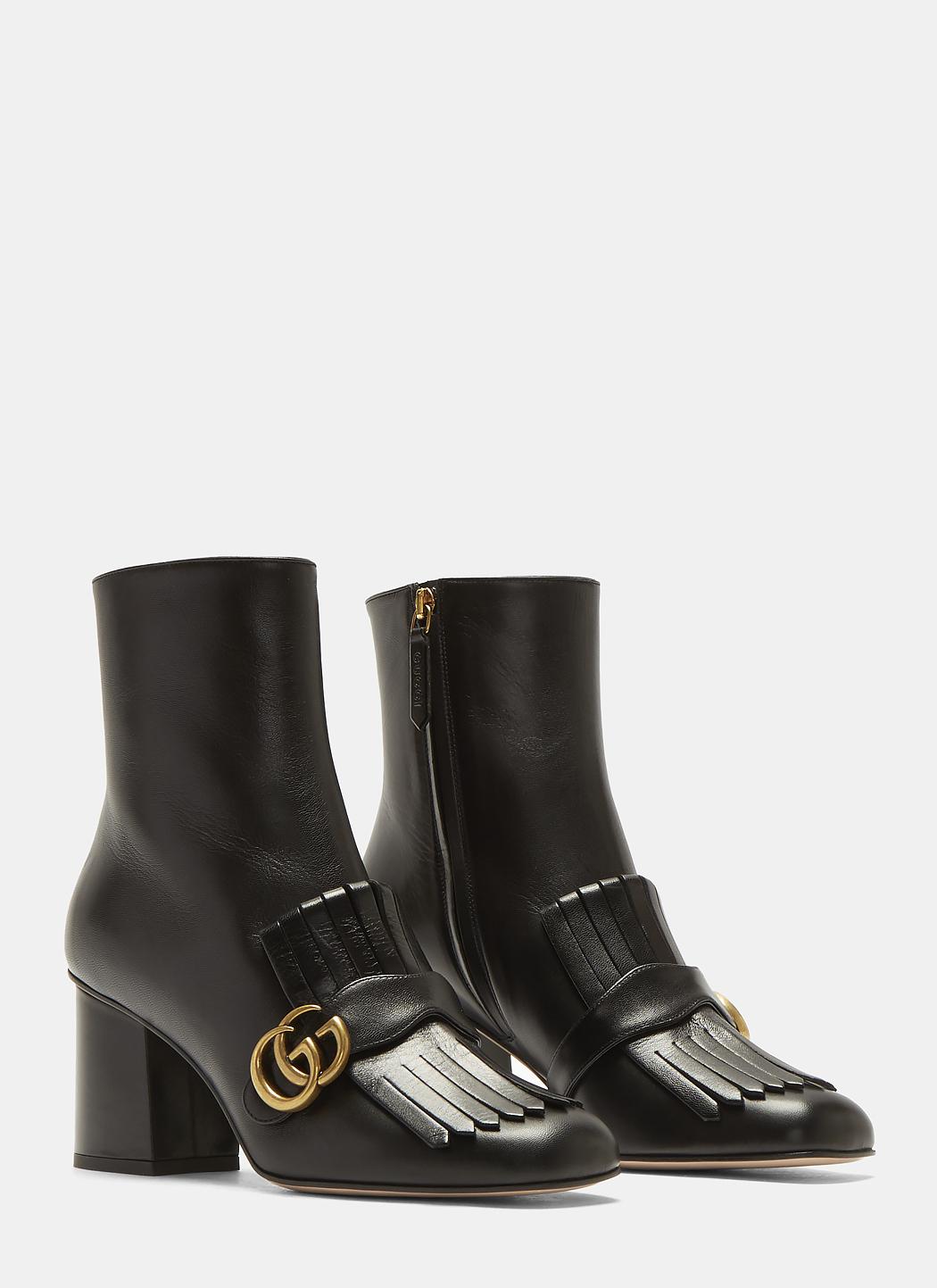 gucci fringe boots