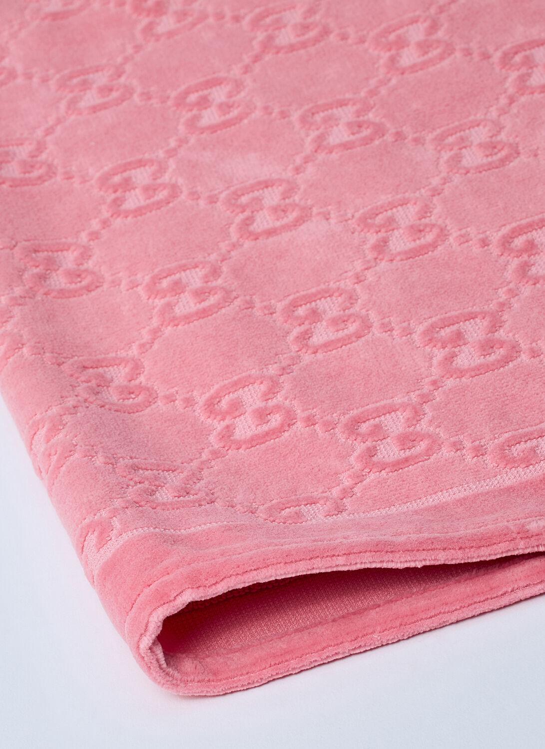GUCCI タオル ピンク Gucci Gg Terry-cloth Towel in Pink | Lyst