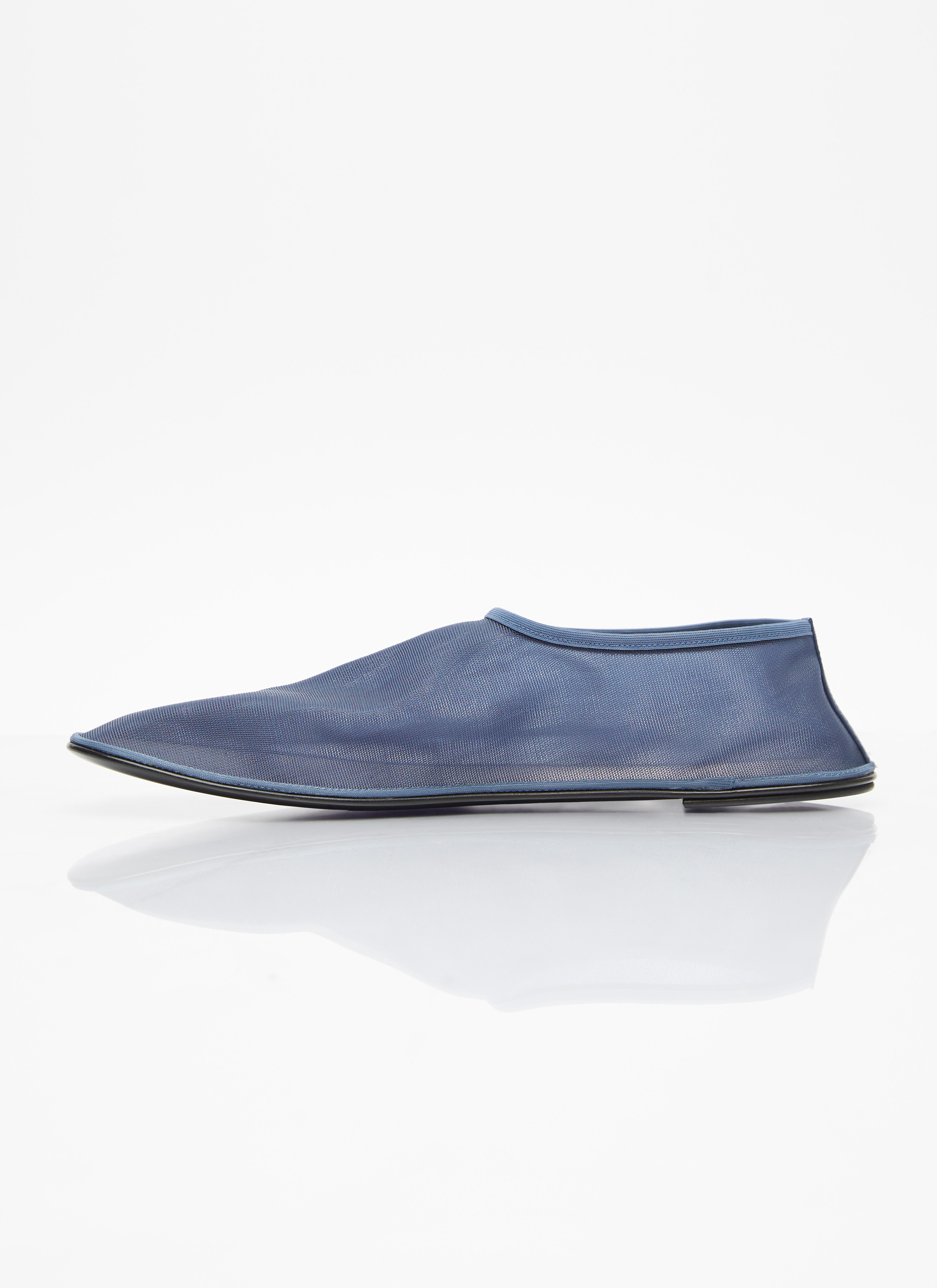 【美品】THE ROW Sock Flats メッシュ 37 The Row | Sock black flats | Savannahs