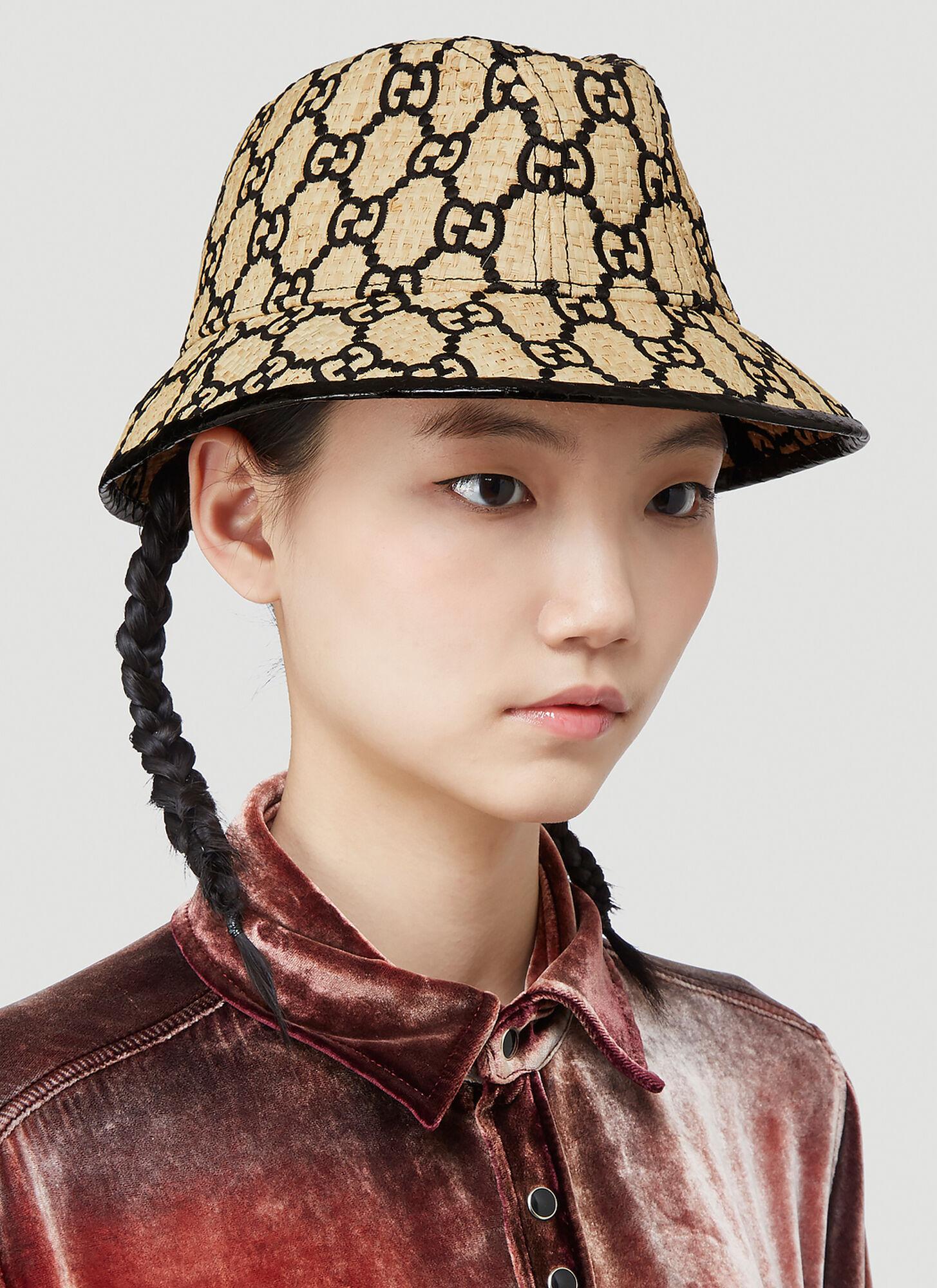 Gucci Cotton GG Fedora Hat With 