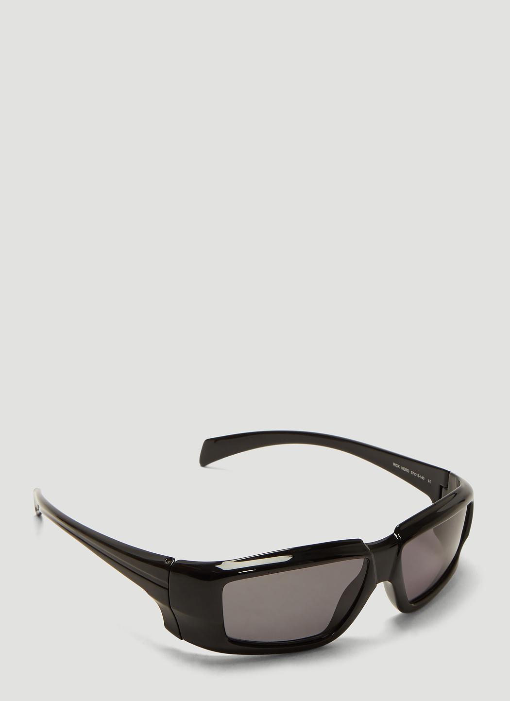 Rick Owens Synthetic Larry Sunglasses In Black for Men - Lyst