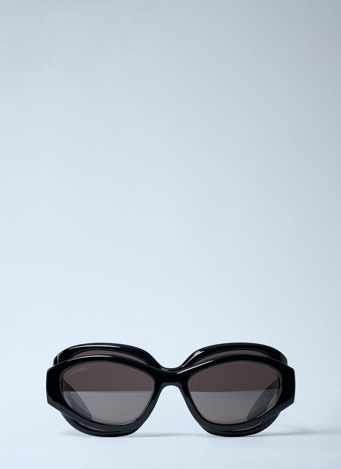 サングラス BALENCIAGA Black acetate Superbusy sunglasses Superbusy Round Sunglasses in Black | Balenciaga US