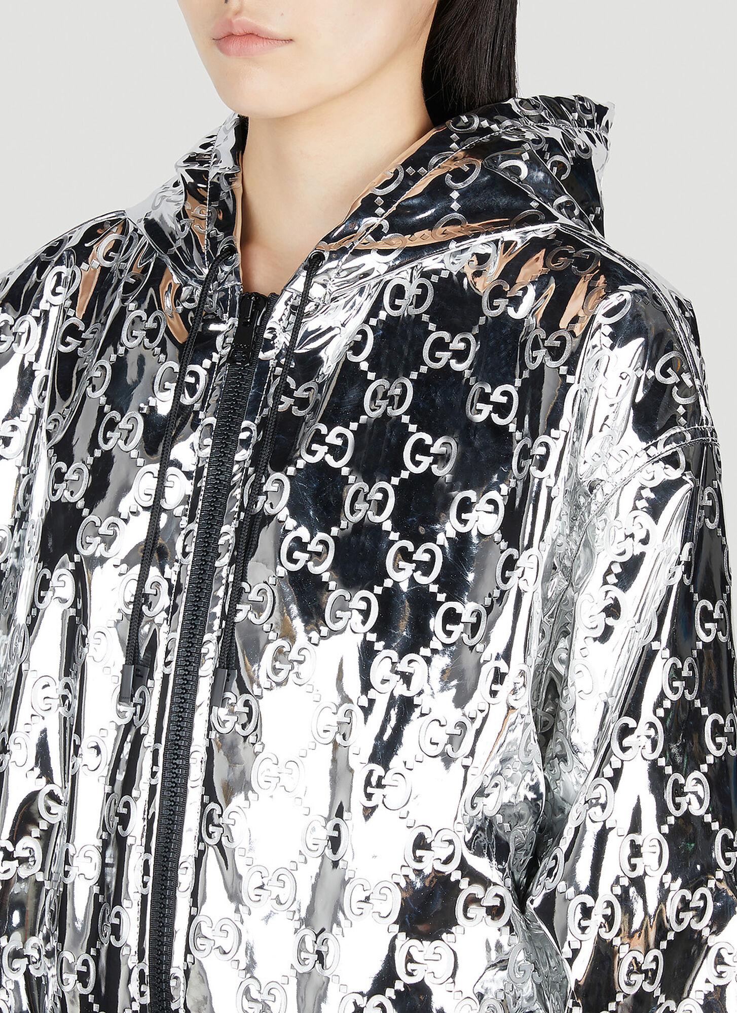 Gucci Gg Embossed Bomber Jacket in Grey Lyst UK