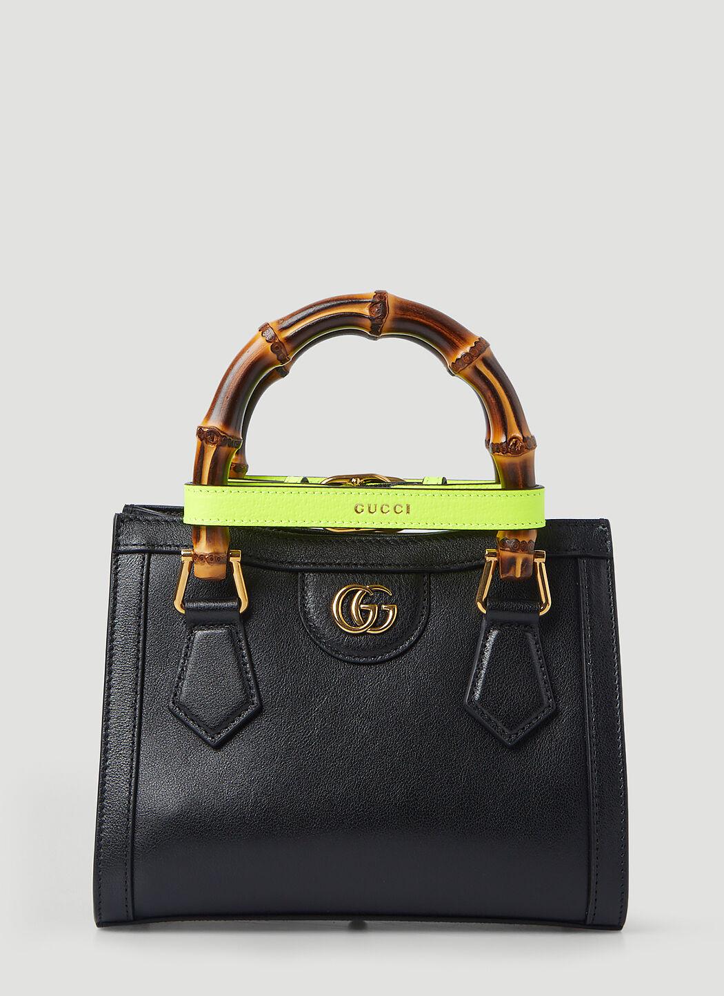 Gucci Diana Bamboo Handle Mini Handbag in Black Lyst Canada