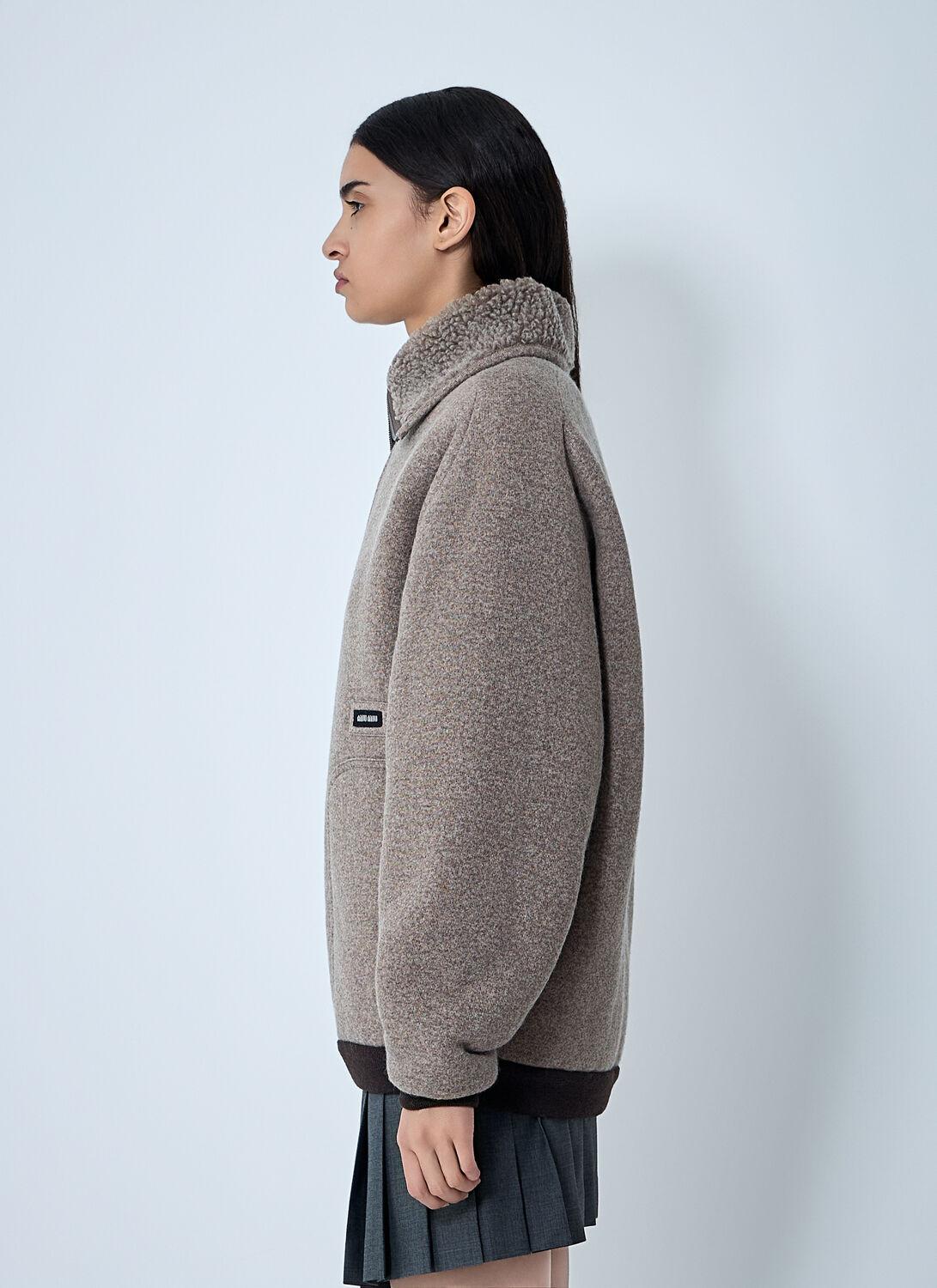 miu-miu-Beige-Cotton-Fleece-