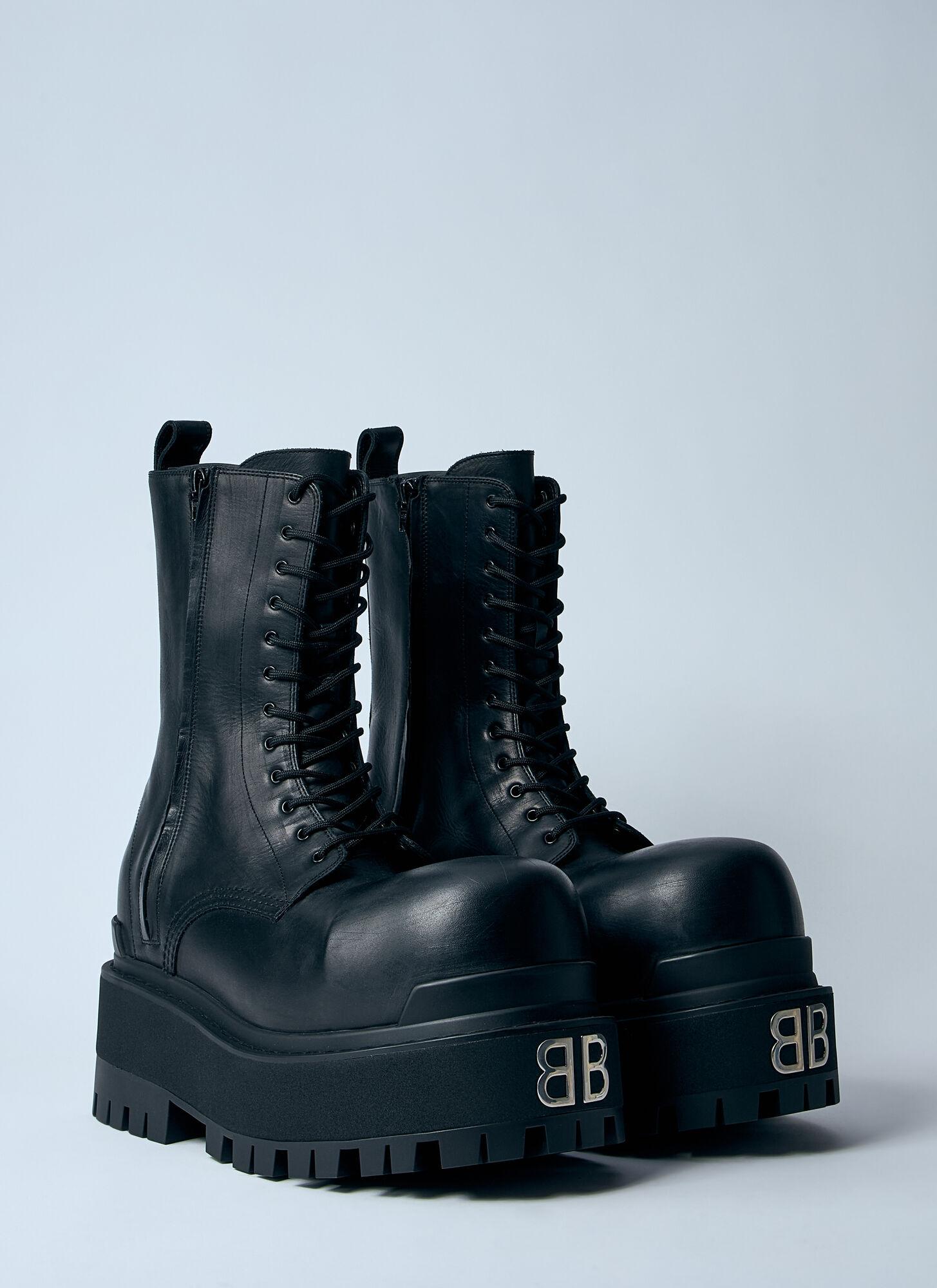 ブーツ BALENCIAGA GIANT PLATFORM BOOT IN BLACK Men's Giant Boot in Black | Balenciaga CA