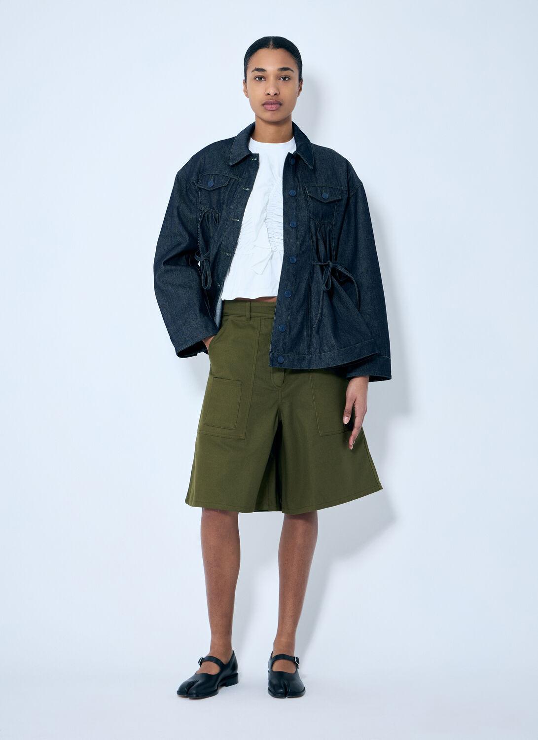 【Cecilie Bahnsen】ANNIKA SHORTS ANNIKA | SHORTS FLORA MATELASSE BLACK