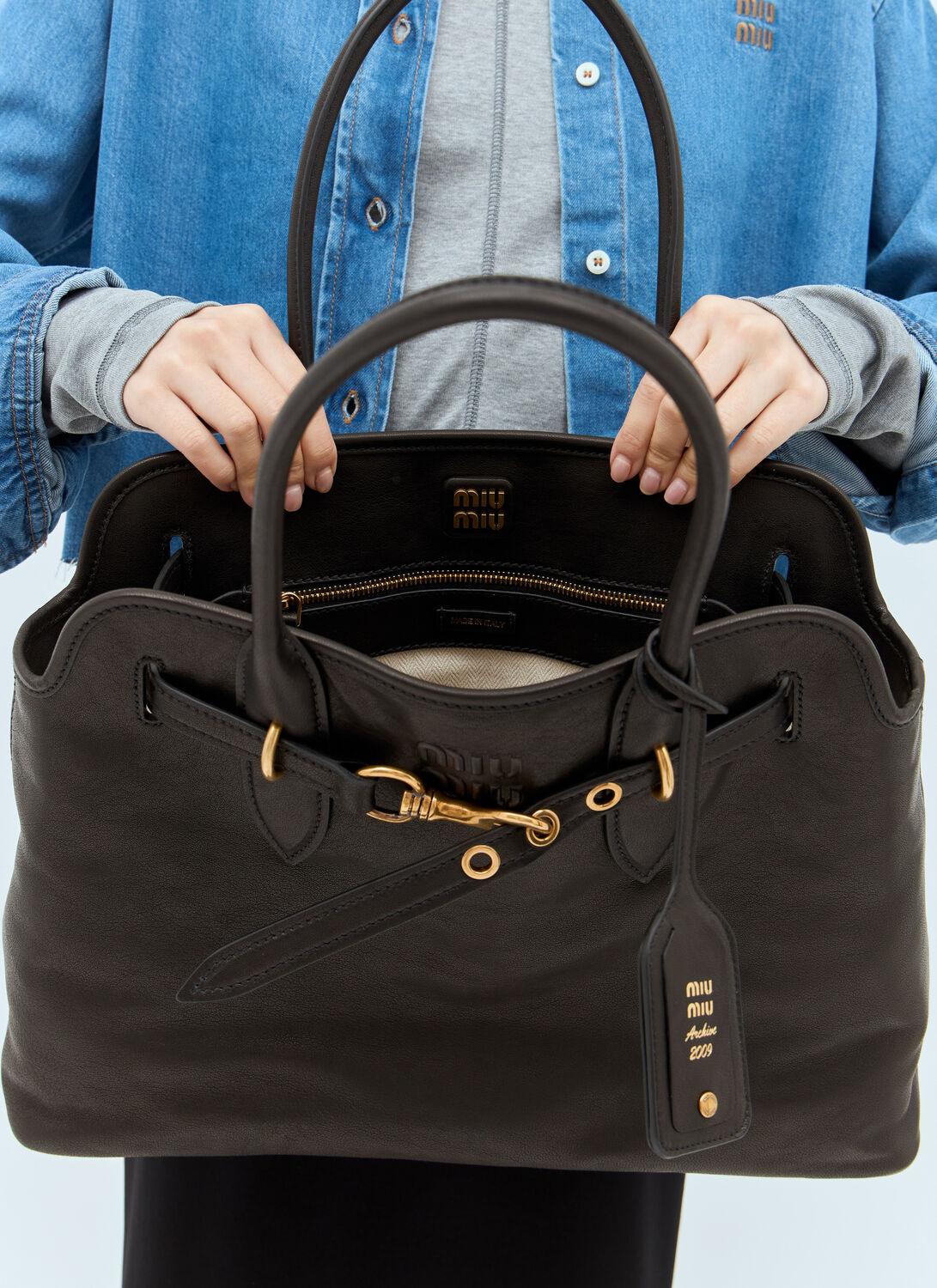 MIU MIU 'Aventure' medium shoulder bag ミュウミュウ Briarwood Aventure Nappa Leather Bag | Miu Miu