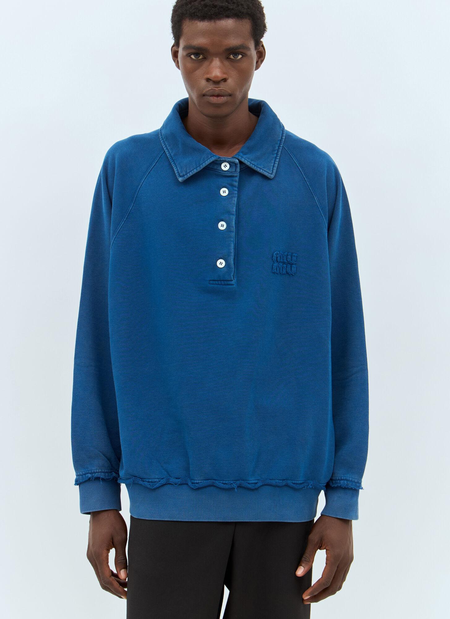 MiuMiu Archive Sky Blue Polo Shirt トップス - トップス