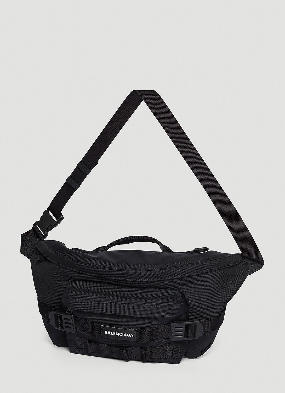 Balenciaga Army Large Belt Bag in Black for Men | Lyst