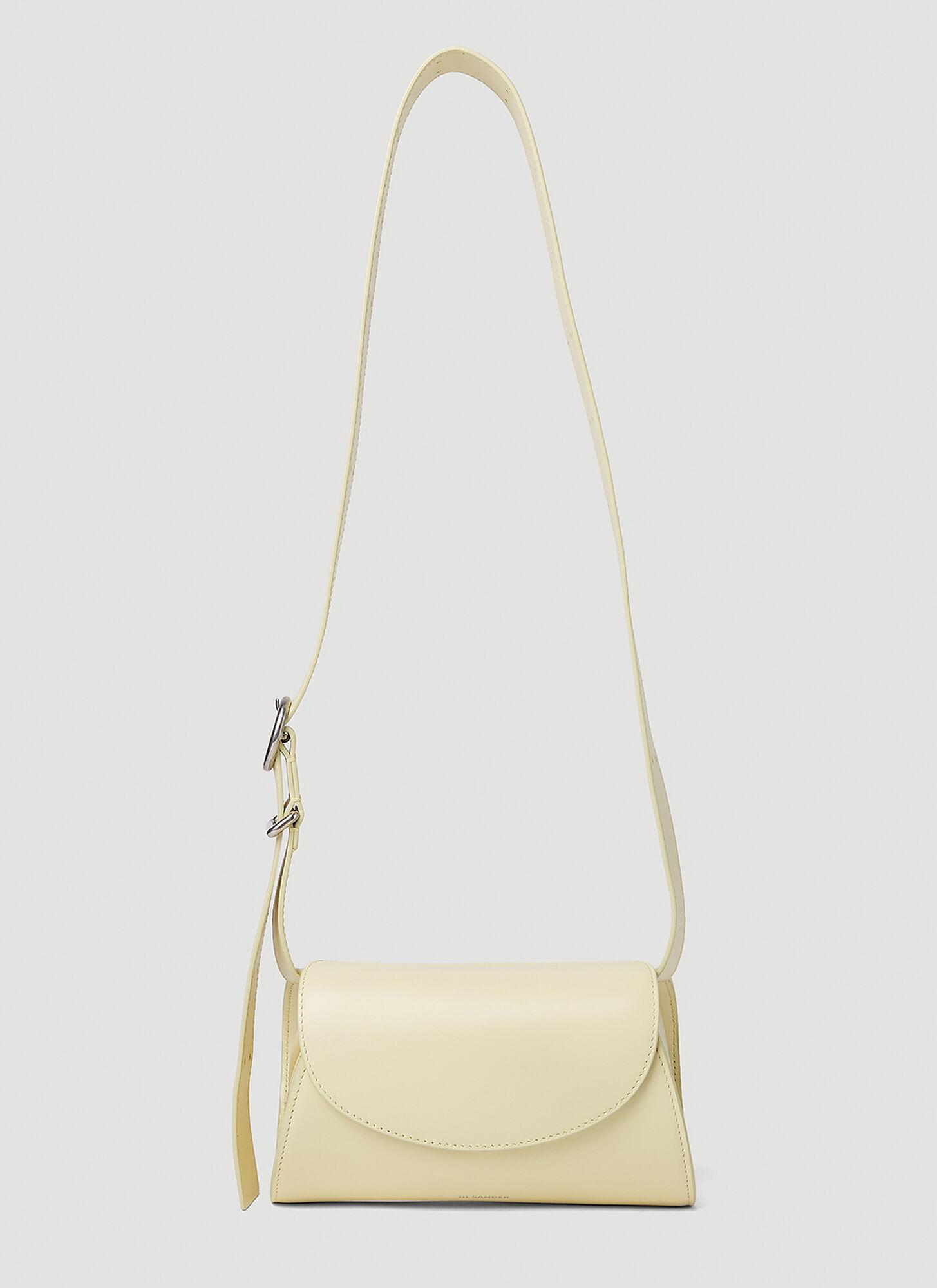 Jil Sander Cannolo Mini Shoulder Bag in Natural | Lyst