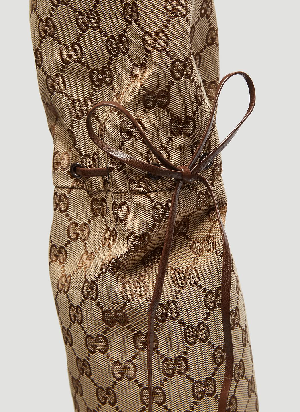 Gucci lisa gg canvas knee boots sale