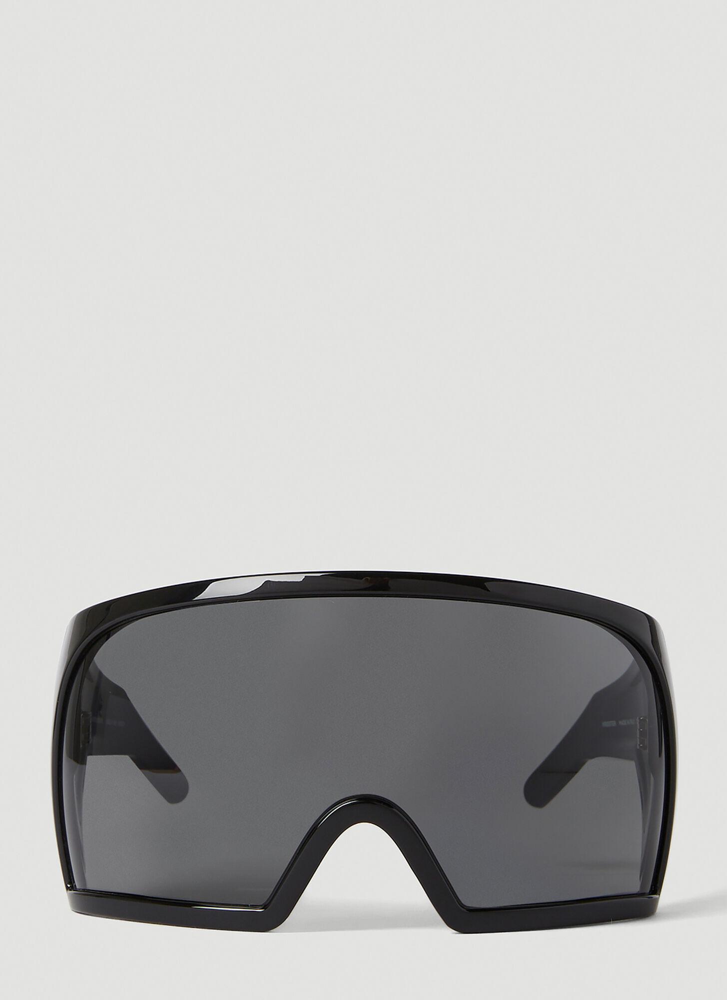 Rick Owens Kriester Mask Sunglasses in Gray for Men | Lyst