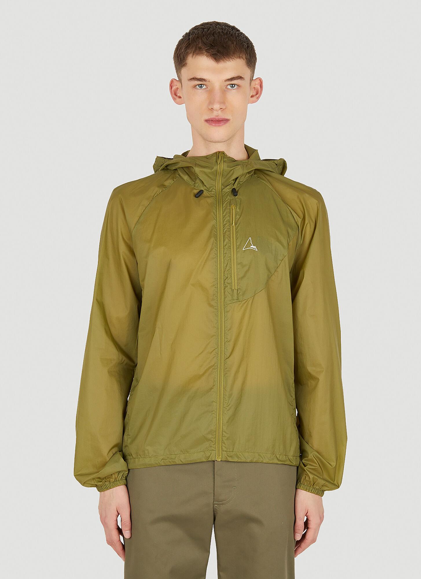 Roa Windbreaker Hooded Jacket in Green for Men | Lyst